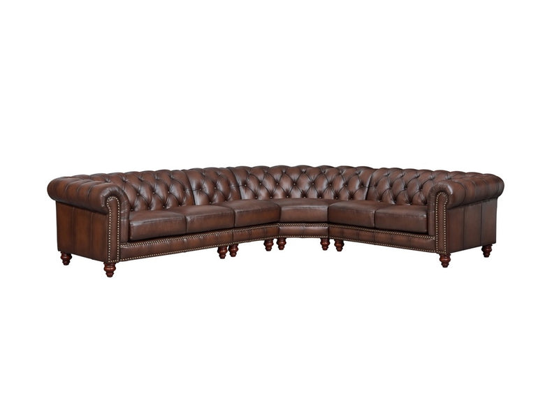 Alton Bay Leather Sectional Collection
